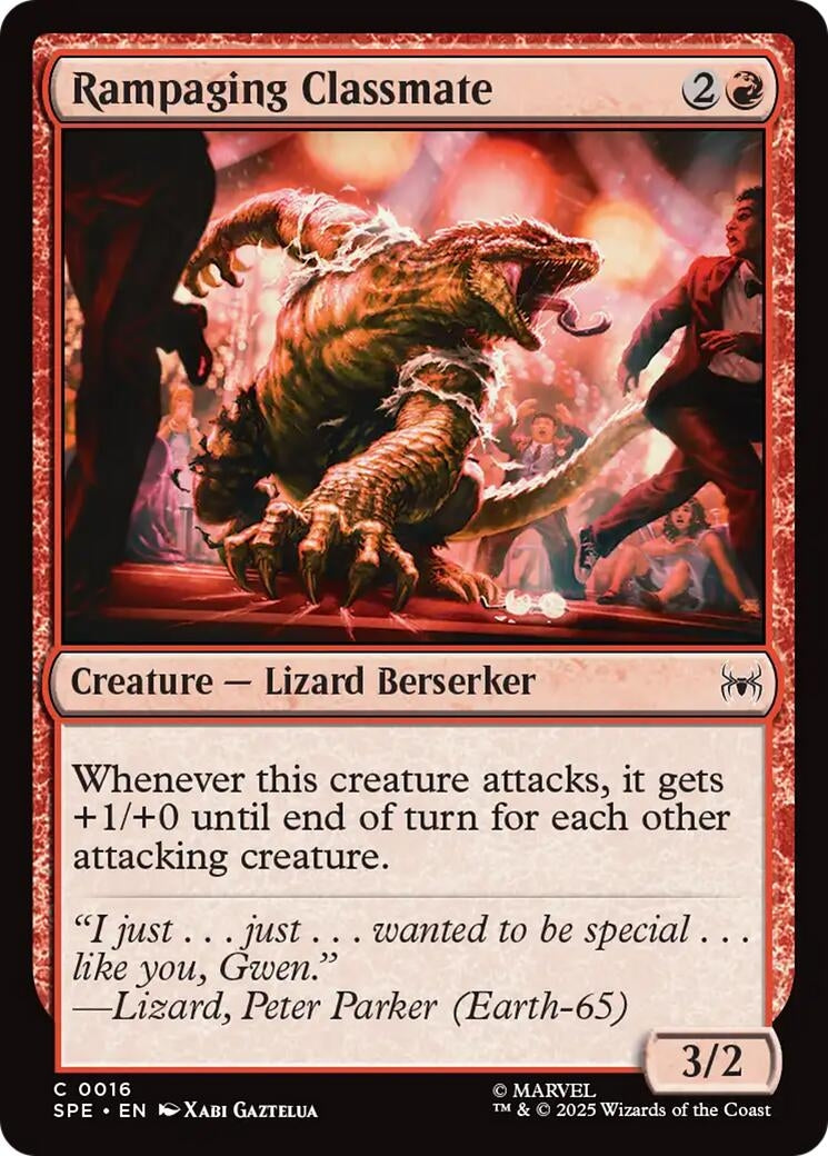 Image for Rampaging Classmate (16) [Marvel's Spider-Man: Eternal-Legal] - Magic: The Gathering