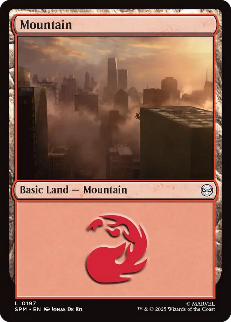 Image for Mountain (0197) (197) [Marvel's Spider-Man] - Magic: The Gathering