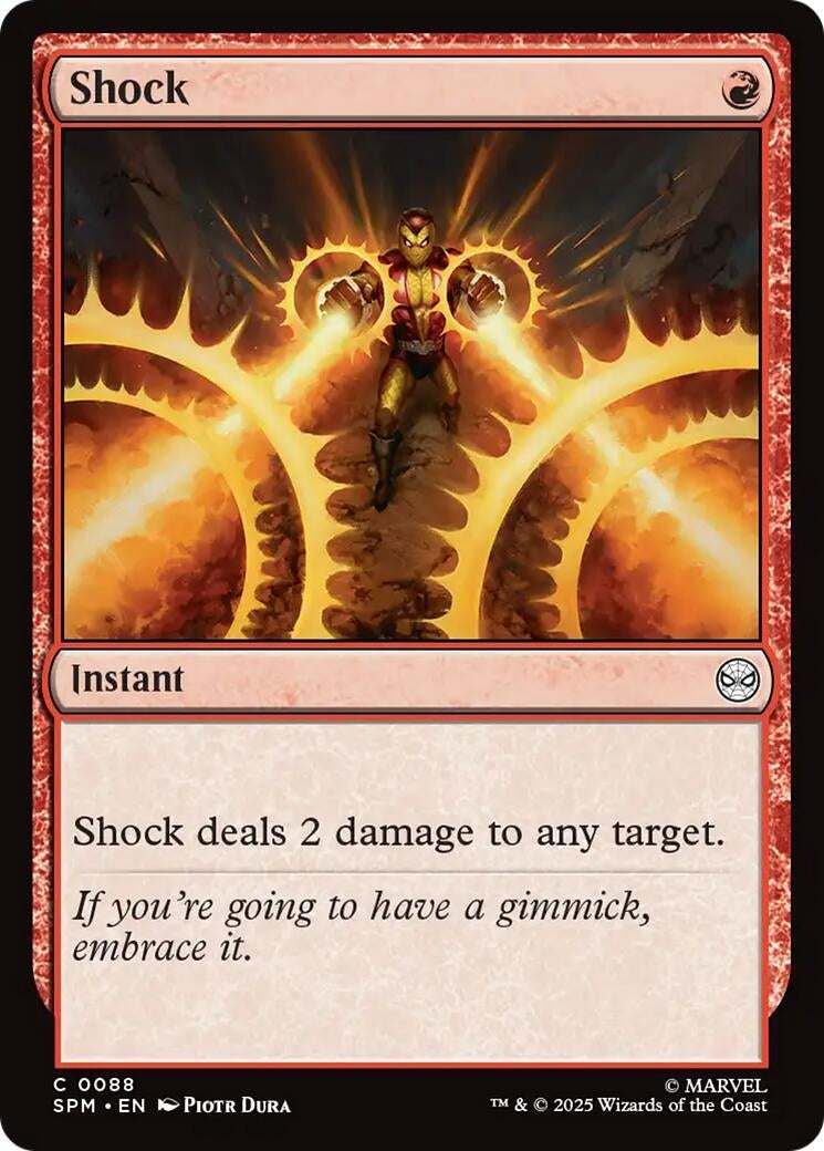Image for Shock (88) [Marvel's Spider-Man] - Magic: The Gathering