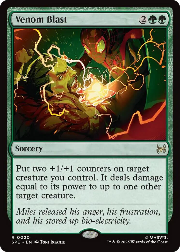 Image for Venom Blast (20) [Marvel's Spider-Man: Eternal-Legal] - Magic: The Gathering