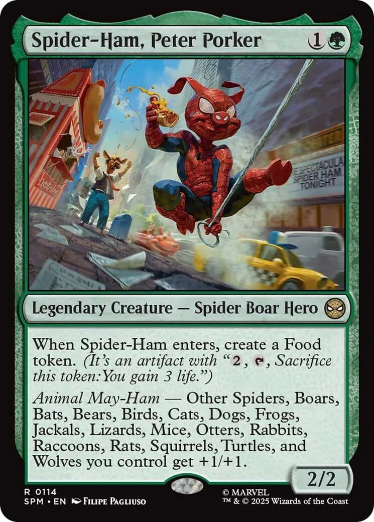 Image for Spider-Ham, Peter Porker (114) [Marvel's Spider-Man] - Magic: The Gathering