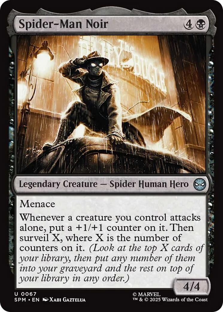 Image for Spider-Man Noir (67) [Marvel's Spider-Man] - Magic: The Gathering