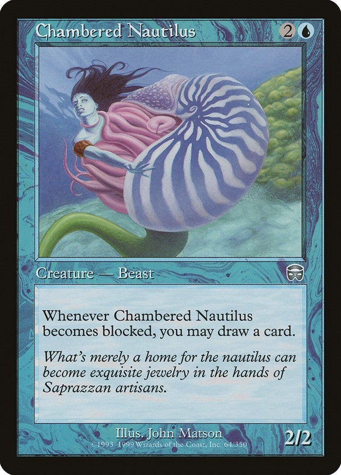 Image for Chambered Nautilus (64) [Mercadian Masques] - Magic: The Gathering