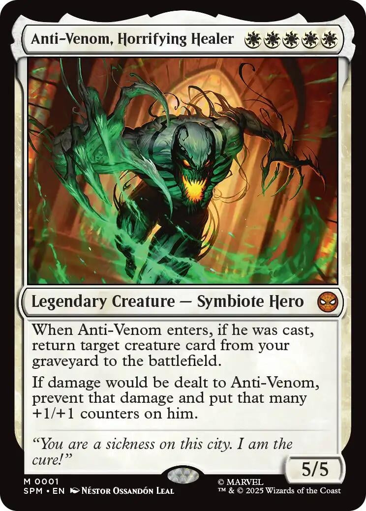 Image for Anti-Venom, Horrifying Healer (1) [Marvel's Spider-Man] - Magic: The Gathering
