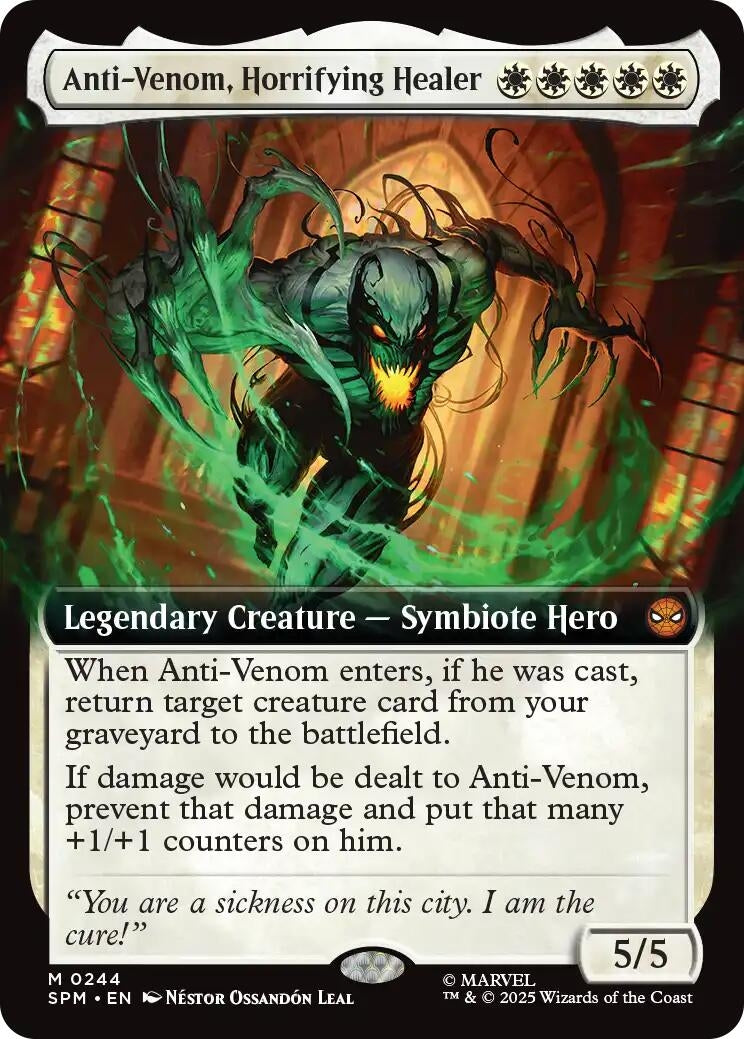 Anti-Venom, Horrifying Healer (Extended Art) (244) [Marvel's Spider-Man]