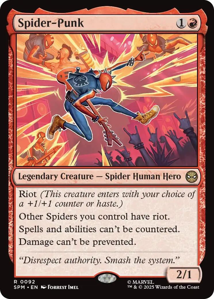 Image for Spider-Punk (92) [Marvel's Spider-Man] - Magic: The Gathering