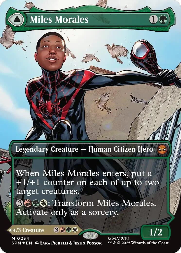 Image for Miles Morales (0234) (Borderless) (234) [Marvel's Spider-Man] - Magic: The Gathering