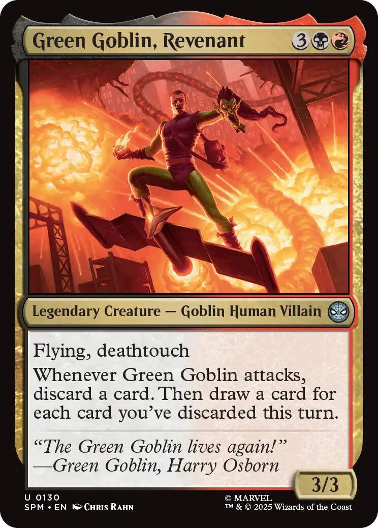 Image for Green Goblin, Revenant (130) [Marvel's Spider-Man] - Magic: The Gathering
