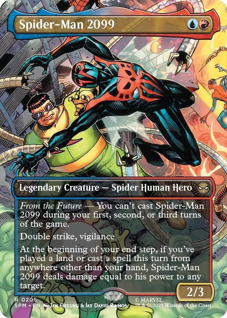 Image for Spider-Man 2099 (0205) (Borderless) (205) [Marvel's Spider-Man] - Magic: The Gathering