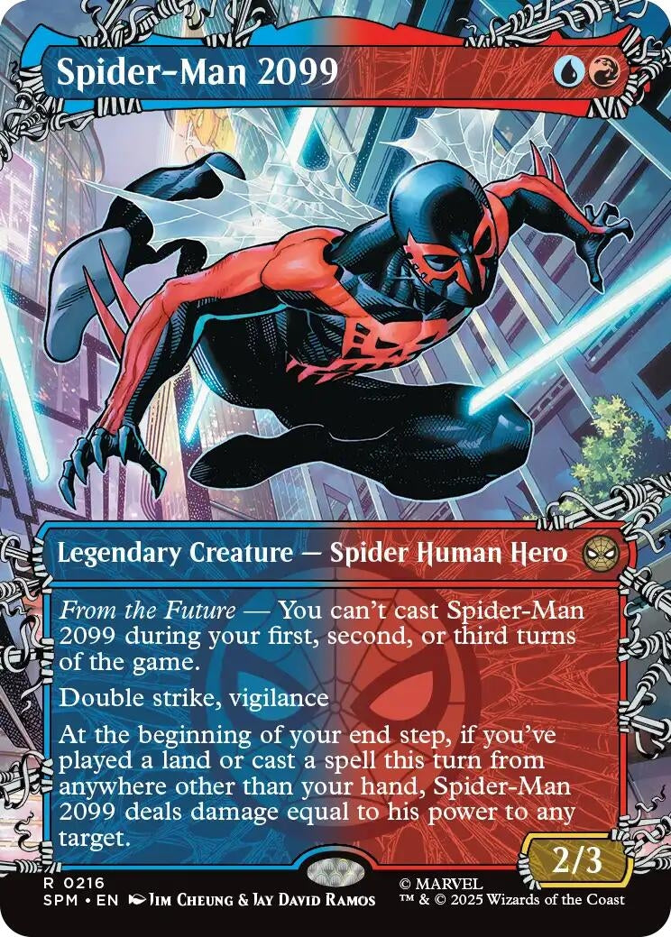 Image for Spider-Man 2099 (0216) (Borderless) (216) [Marvel's Spider-Man] - Magic: The Gathering
