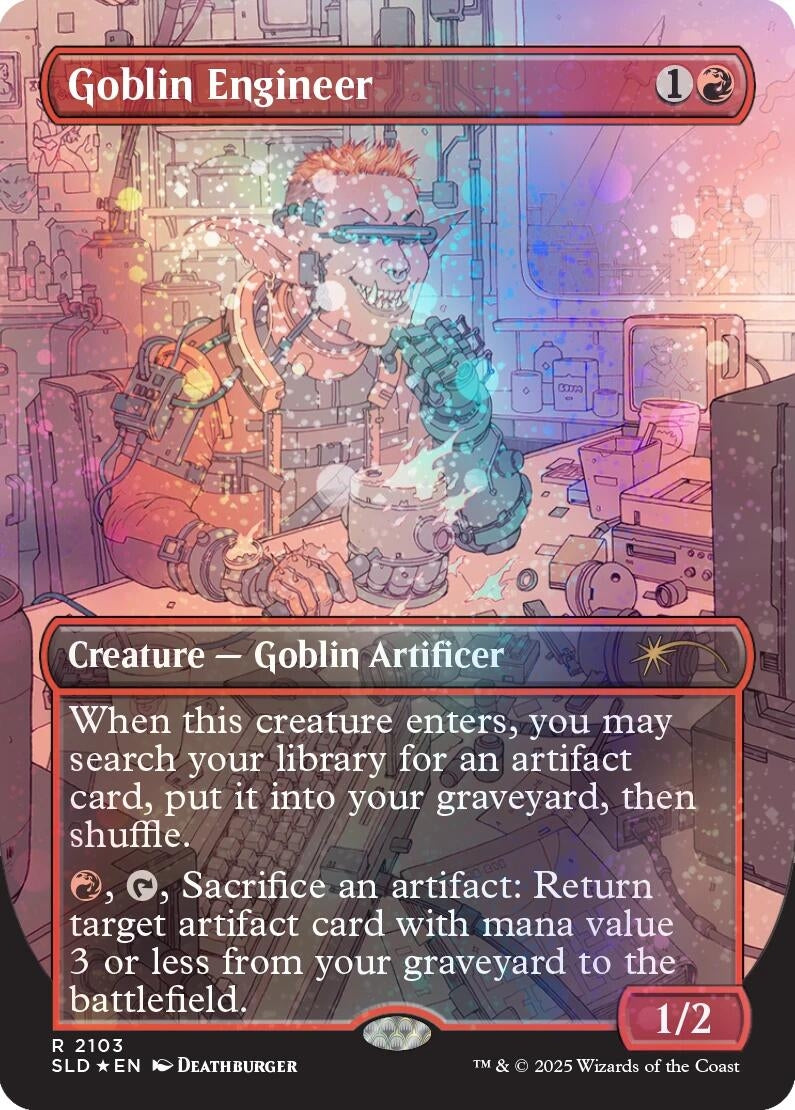 Goblin Engineer (Galaxy Foil) (2103) [Secret Lair Drop Series]