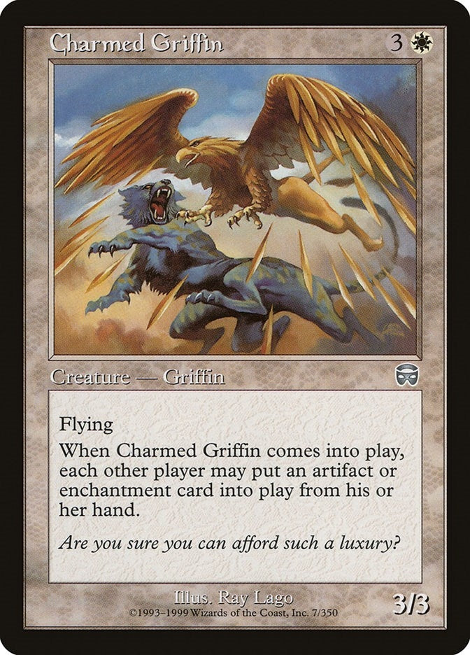 Image for Charmed Griffin (7) [Mercadian Masques] - Magic: The Gathering