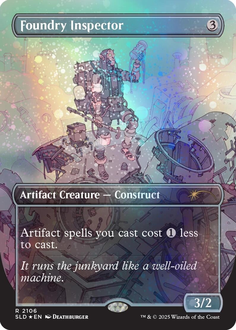 Image for Foundry Inspector (Galaxy Foil) (2106) [Secret Lair Drop Series] - Magic: The Gathering