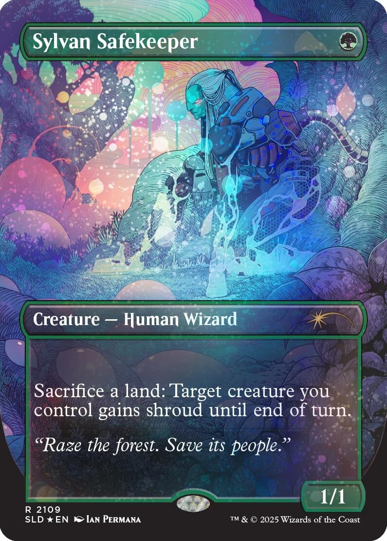 Image for Sylvan Safekeeper (Galaxy Foil) (2109) [Secret Lair Drop Series] - Magic: The Gathering