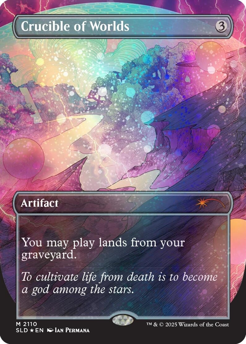 Image for Crucible of Worlds (Galaxy Foil) (2110) [Secret Lair Drop Series] - Magic: The Gathering