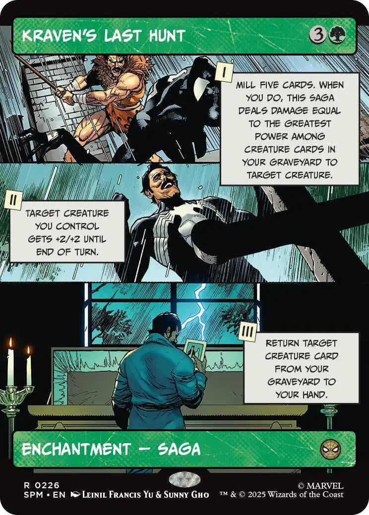 Image for Kraven's Last Hunt (Borderless) (226) [Marvel's Spider-Man] - Magic: The Gathering