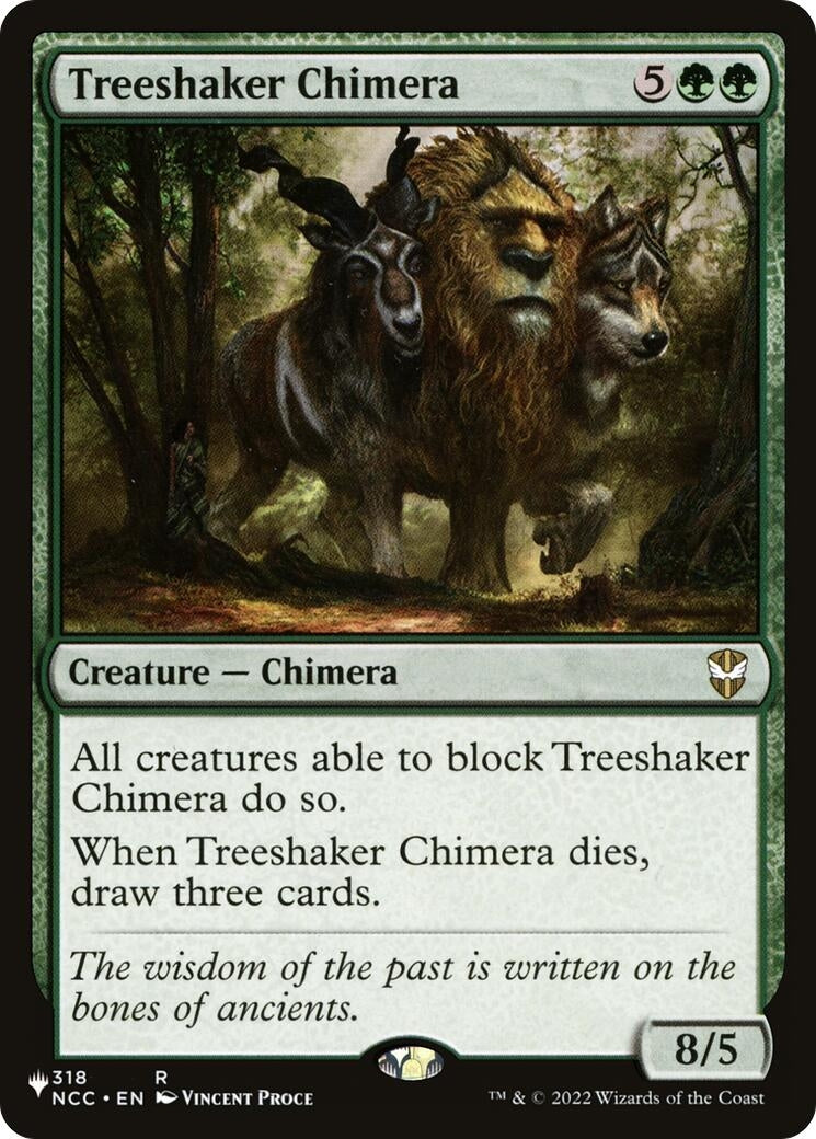 Image for Treeshaker Chimera (318) [The List Reprints] - Magic: The Gathering