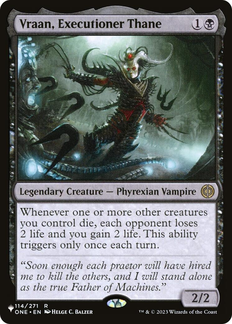 Image for Vraan, Executioner Thane (114) [The List Reprints] - Magic: The Gathering