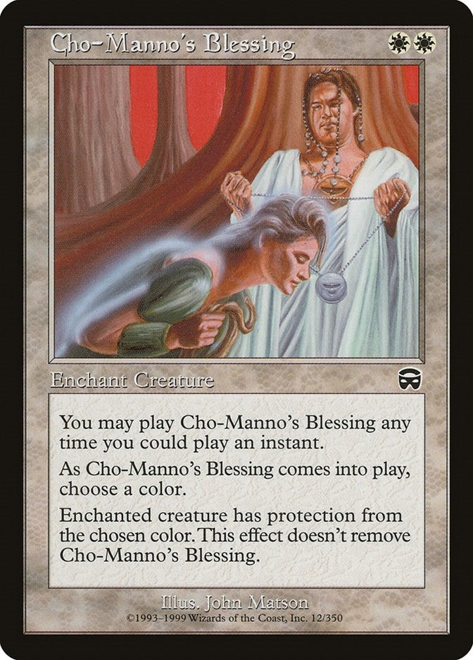 Image for Cho-Manno's Blessing (12) [Mercadian Masques] - Magic: The Gathering