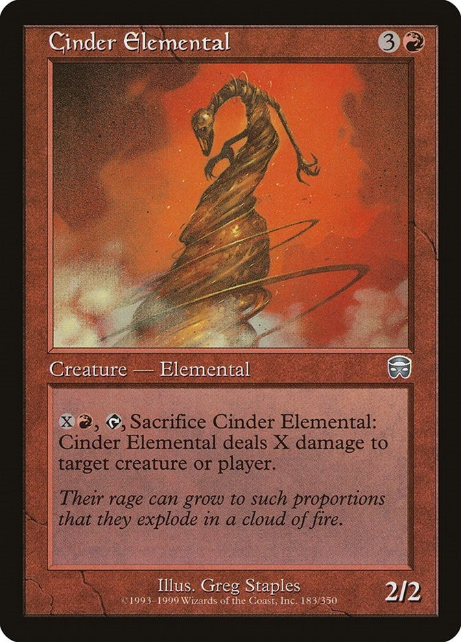 Image for Cinder Elemental (183) [Mercadian Masques] - Magic: The Gathering