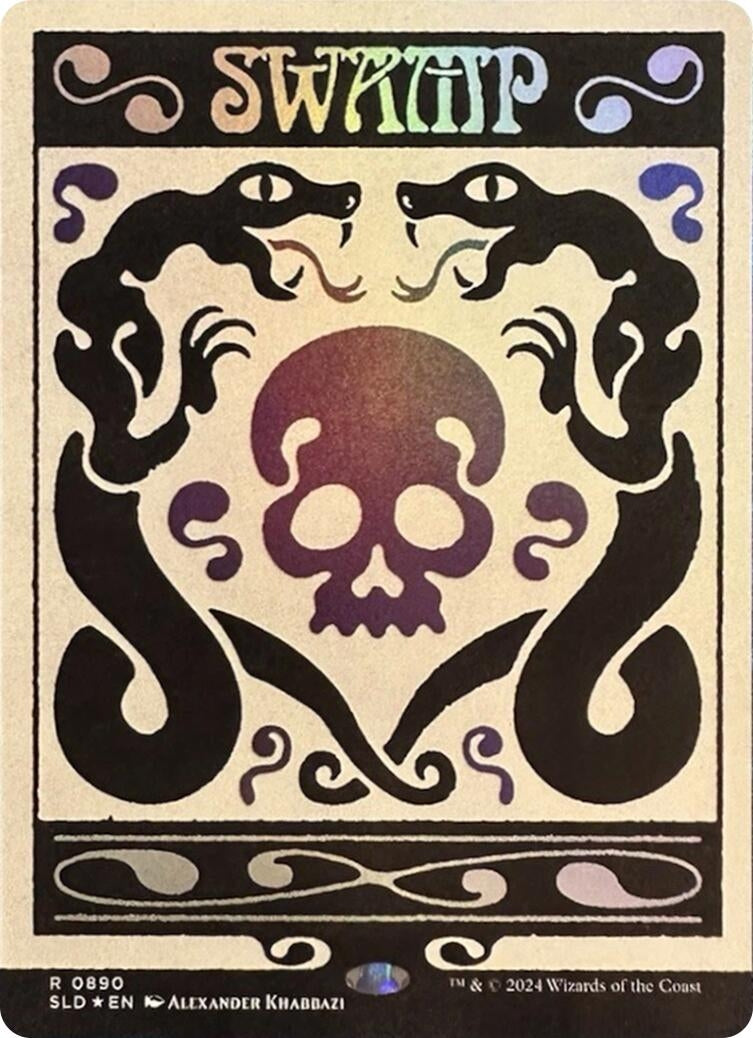 Image for Swamp (0890) (Rainbow Foil) (890) [Secret Lair Drop Series] - Magic: The Gathering