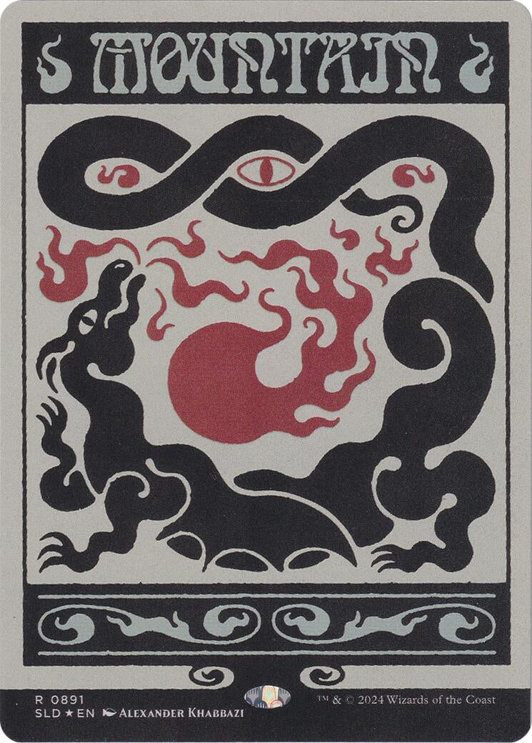 Image for Mountain (0891) (Rainbow Foil) (891) [Secret Lair Drop Series] - Magic: The Gathering