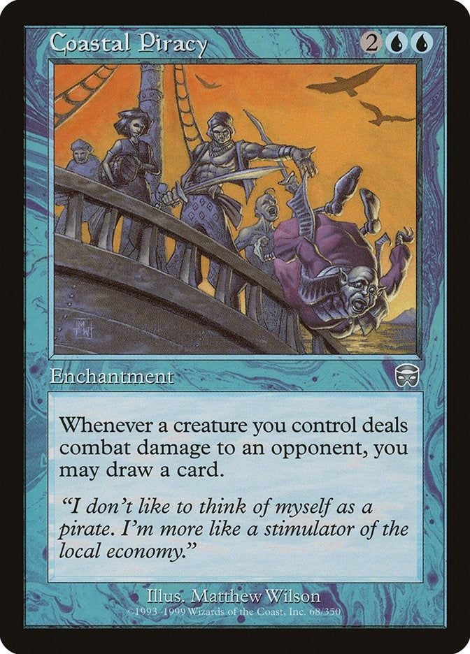 Image for Coastal Piracy (68) [Mercadian Masques] - Magic: The Gathering
