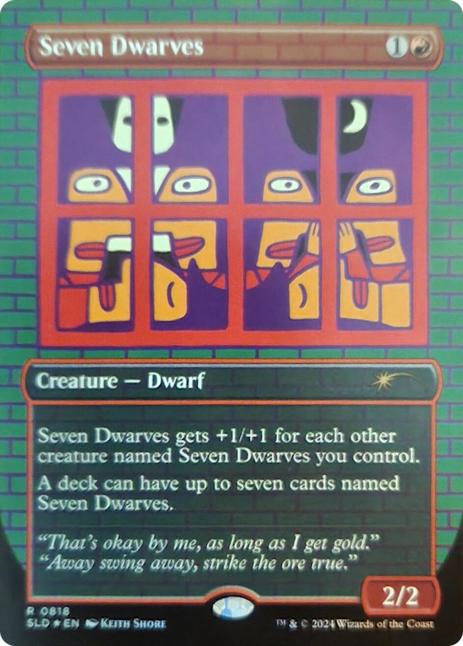 Image for Seven Dwarves (0818) (Rainbow Foil) (818) [Secret Lair Drop Series] - Magic: The Gathering