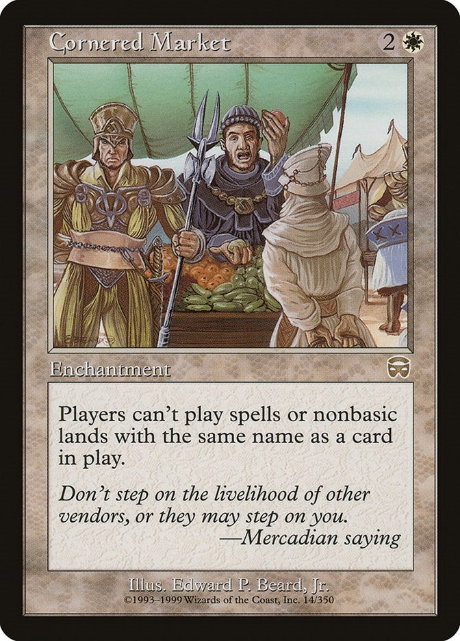 Image for Cornered Market (14) [Mercadian Masques] - Magic: The Gathering