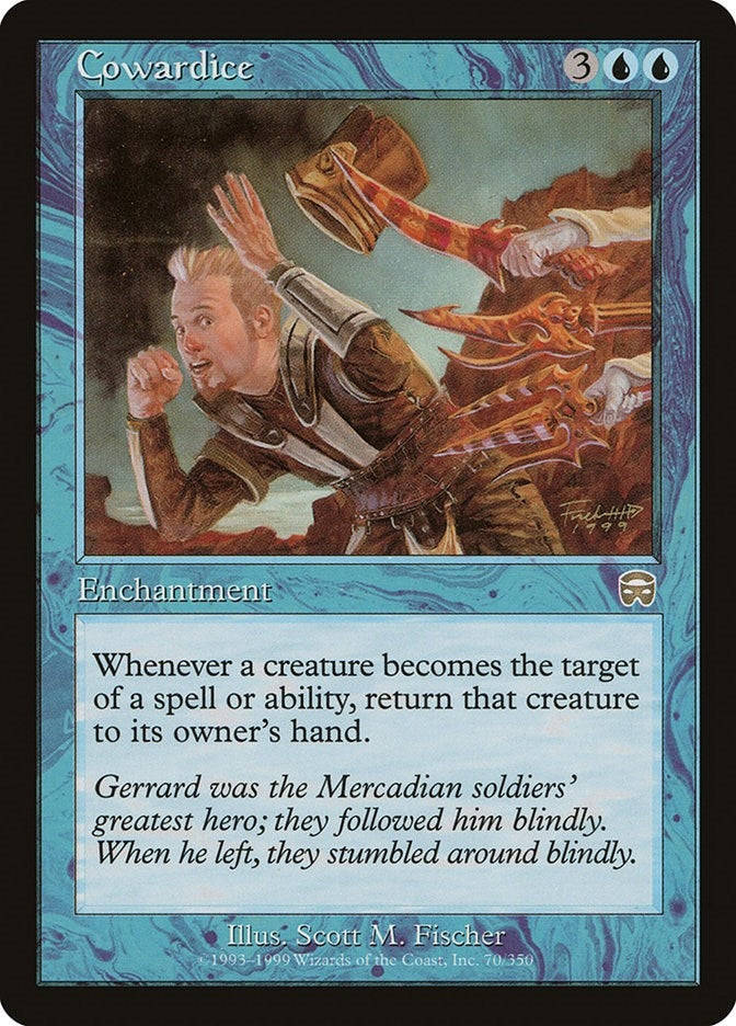 Image for Cowardice (70) [Mercadian Masques] - Magic: The Gathering