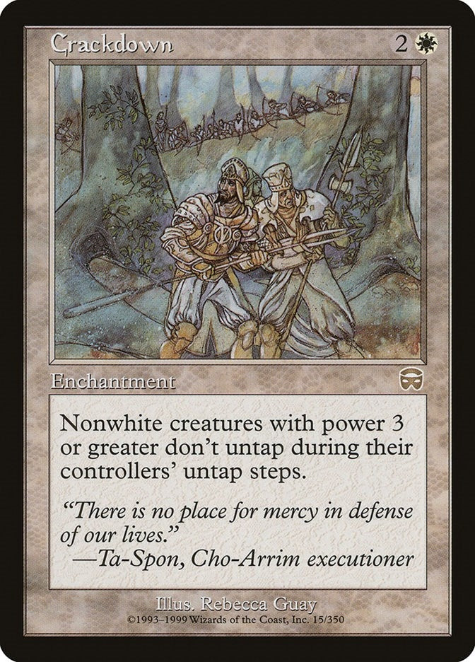 Image for Crackdown (15) [Mercadian Masques] - Magic: The Gathering