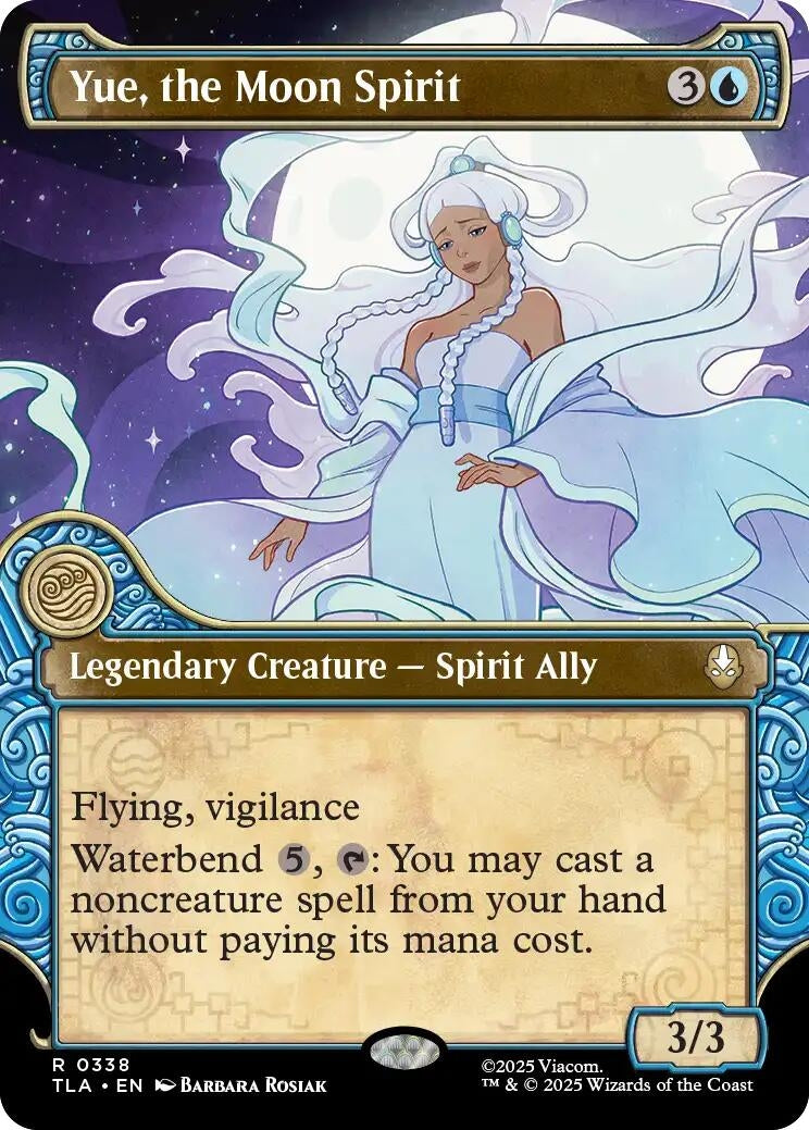 Image for Yue, the Moon Spirit (Showcase) (338) [Avatar: The Last Airbender] - Magic: The Gathering