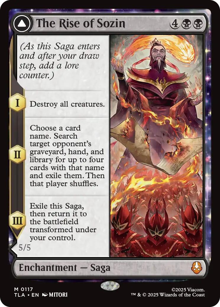 Image for The Rise of Sozin (117) [Avatar: The Last Airbender] - Magic: The Gathering