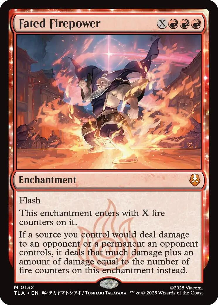 Image for Fated Firepower (132) [Avatar: The Last Airbender] - Magic: The Gathering