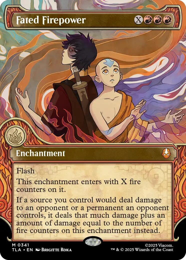 Image for Fated Firepower (Showcase) (341) [Avatar: The Last Airbender] - Magic: The Gathering