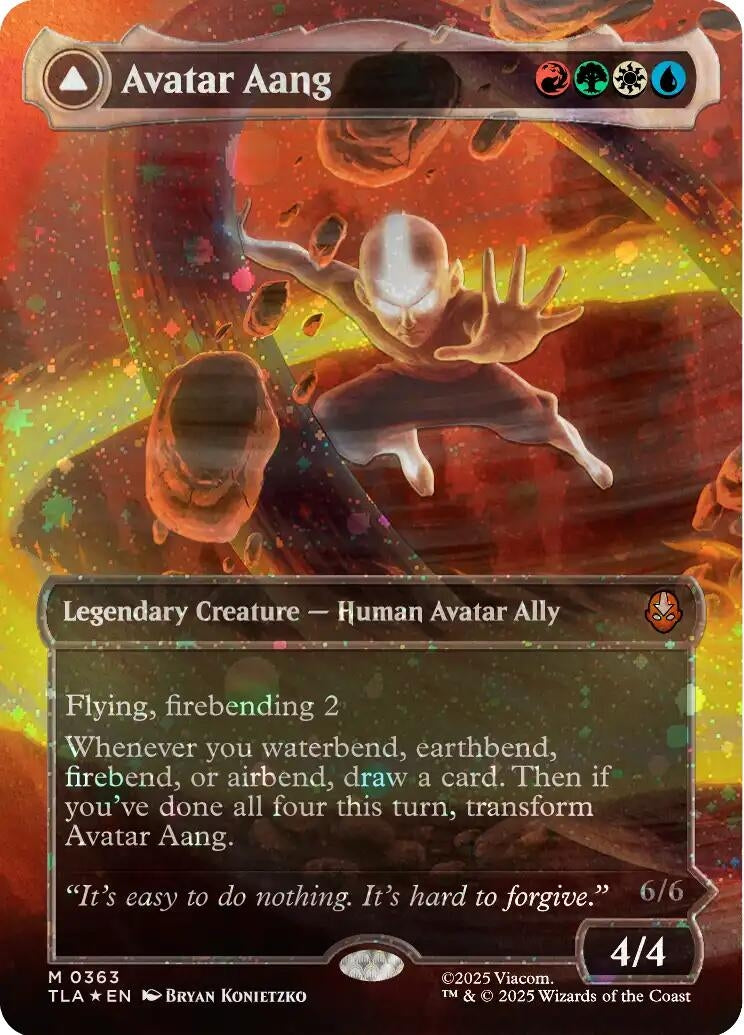 Image for Avatar Aang (Raised Foil) (363) [Avatar: The Last Airbender] - Magic: The Gathering