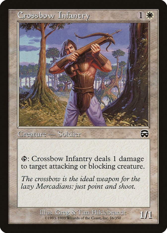 Image for Crossbow Infantry (16) [Mercadian Masques] - Magic: The Gathering