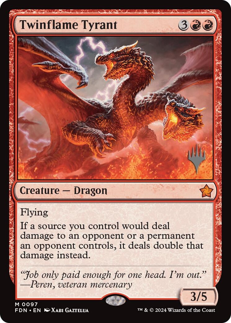 Image for Twinflame Tyrant (97) [Edge of Eternities] - Magic: The Gathering