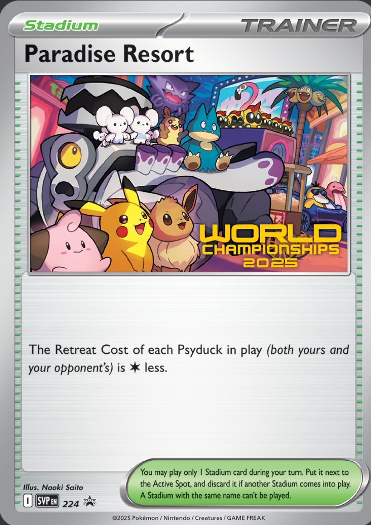 Image for Paradise Resort - 224 (World Championships 2025) (224) [SV: Scarlet & Violet Promo Cards] - Pokemon