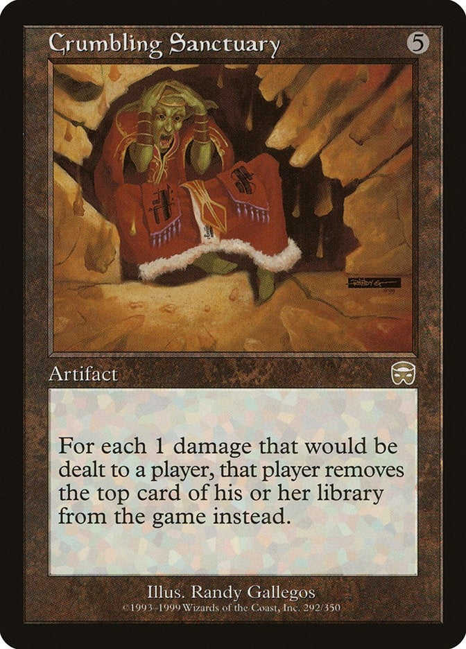 Image for Crumbling Sanctuary (292) [Mercadian Masques] - Magic: The Gathering