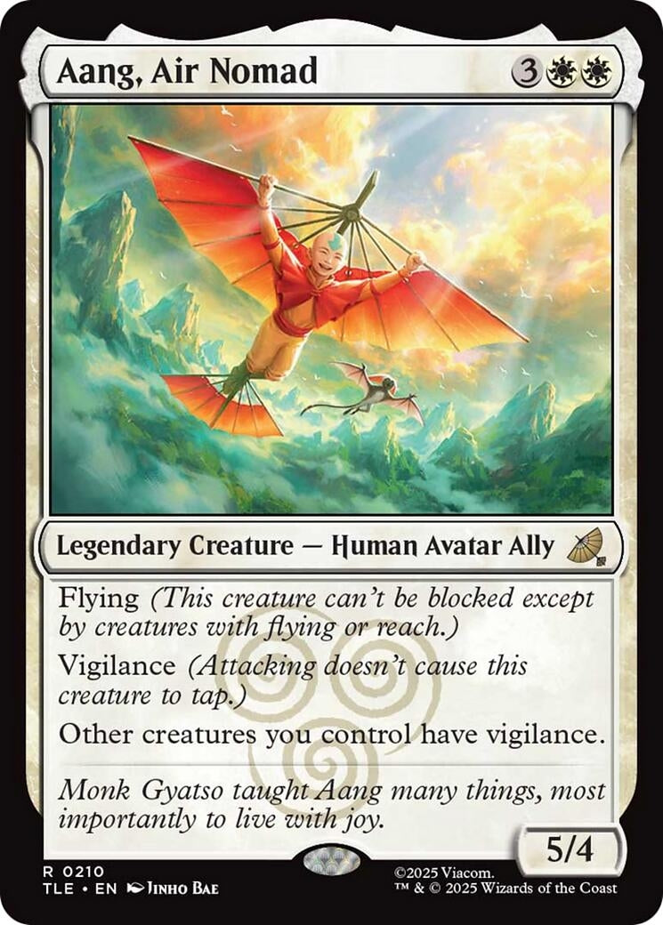 Image for Aang, Air Nomad (210) [Avatar: The Last Airbender: Eternal-Legal] - Magic: The Gathering