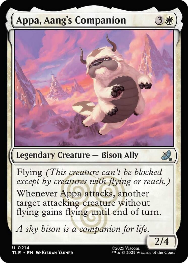 Image for Appa, Aang's Companion (0214) (214) [Avatar: The Last Airbender: Eternal-Legal] - Magic: The Gathering