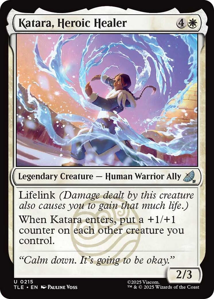 Image for Katara, Heroic Healer (0215) (215) [Avatar: The Last Airbender: Eternal-Legal] - Magic: The Gathering