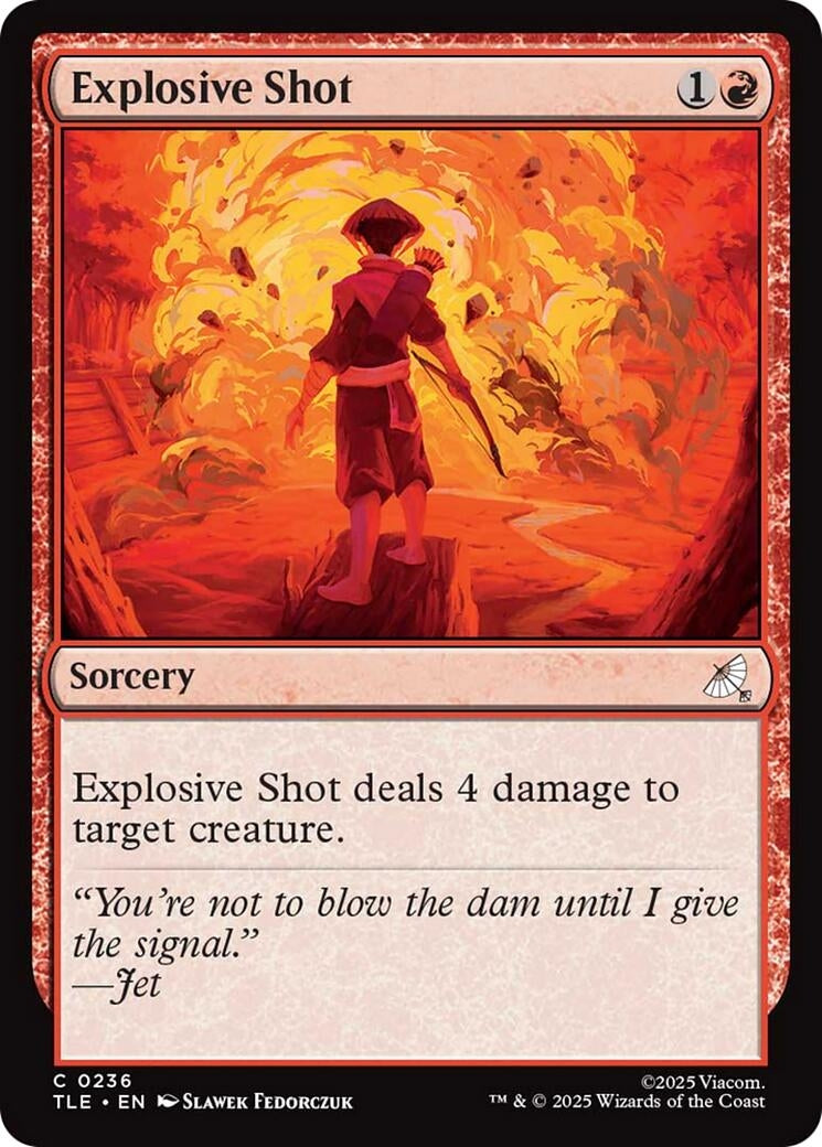 Image for Explosive Shot (0236) (236) [Avatar: The Last Airbender: Eternal-Legal] - Magic: The Gathering