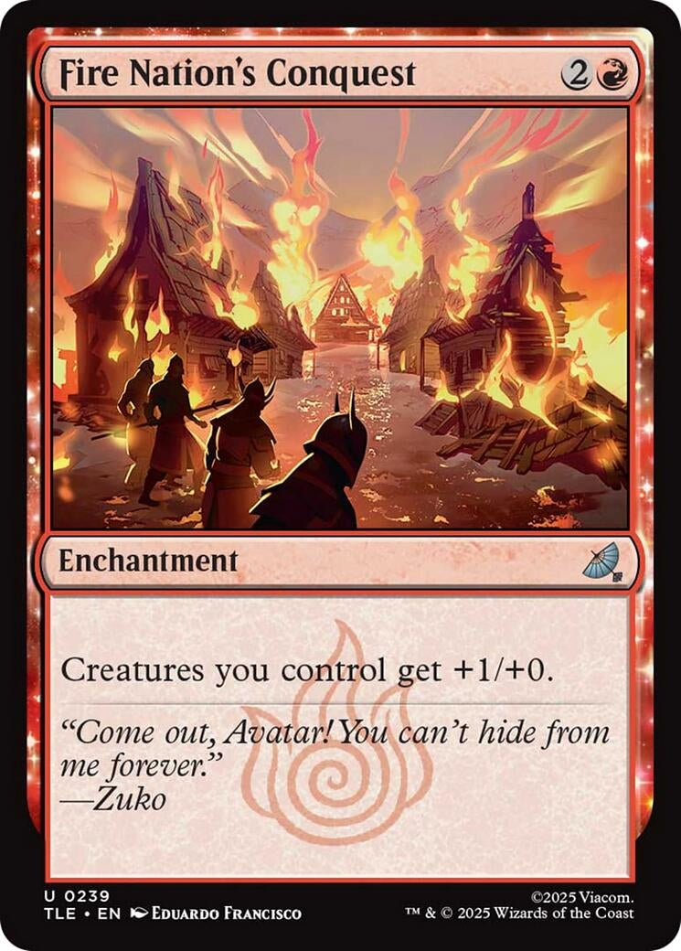 Image for Fire Nation's Conquest (0239) (239) [Avatar: The Last Airbender: Eternal-Legal] - Magic: The Gathering