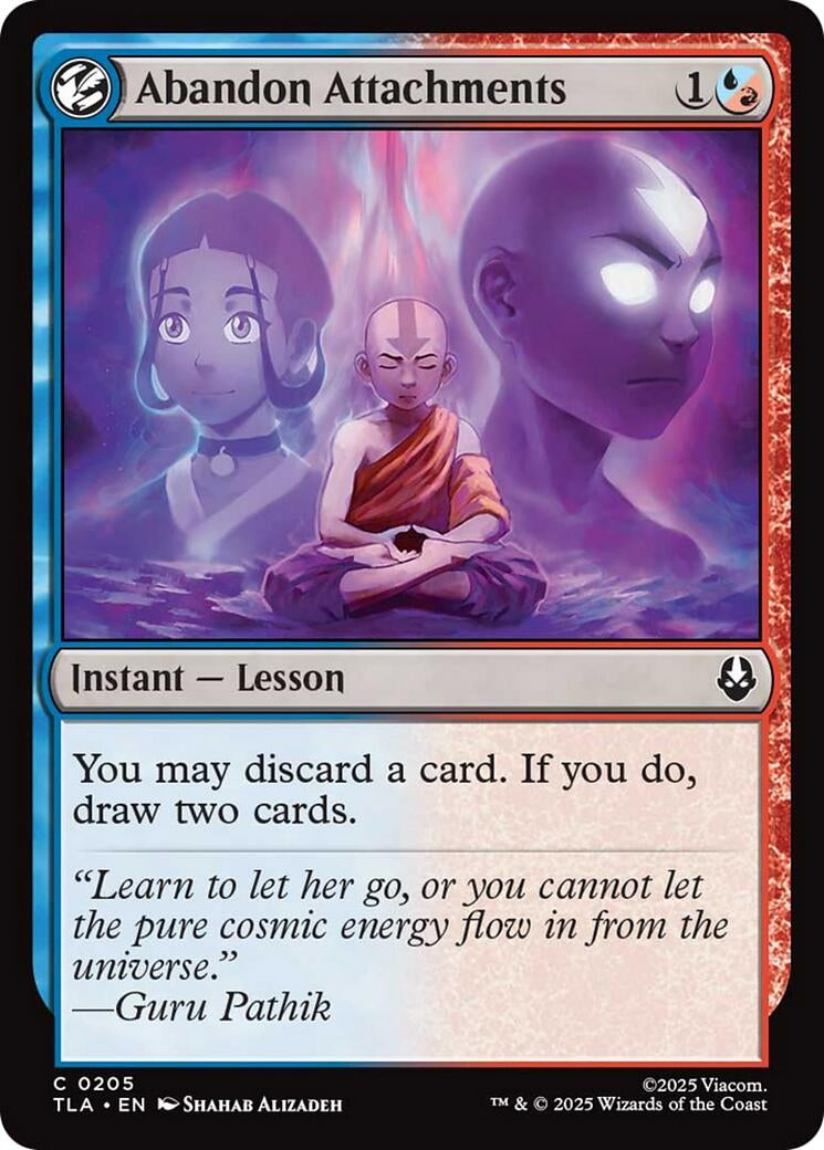 Image for Abandon Attachments (205) [Avatar: The Last Airbender] - Magic: The Gathering