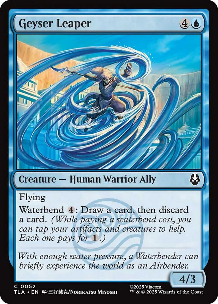 Image for Geyser Leaper (52) [Avatar: The Last Airbender] - Magic: The Gathering
