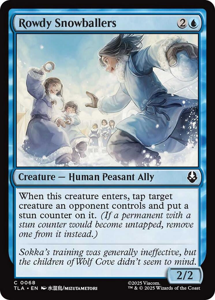 Image for Rowdy Snowballers (68) [Avatar: The Last Airbender] - Magic: The Gathering