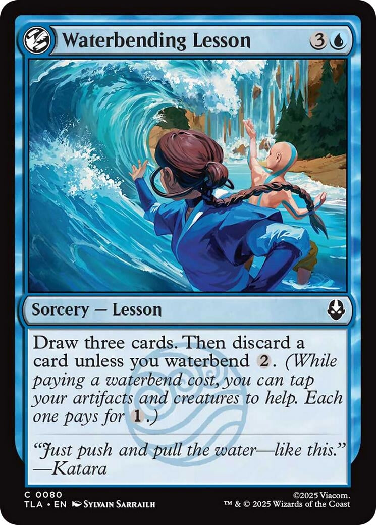 Image for Waterbending Lesson (80) [Avatar: The Last Airbender] - Magic: The Gathering