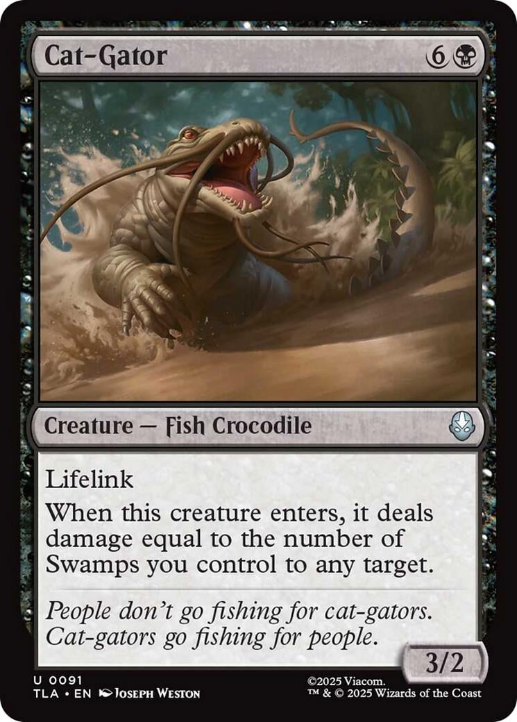 Image for Cat-Gator (91) [Avatar: The Last Airbender] - Magic: The Gathering